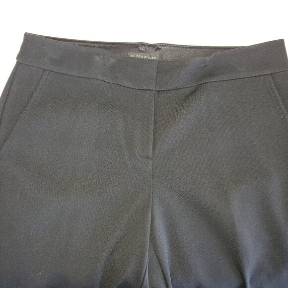 Eileen Fisher Pants Wide Leg Cropped Stretch Fabric Women's Size XS F161P - Picture 3 of 12